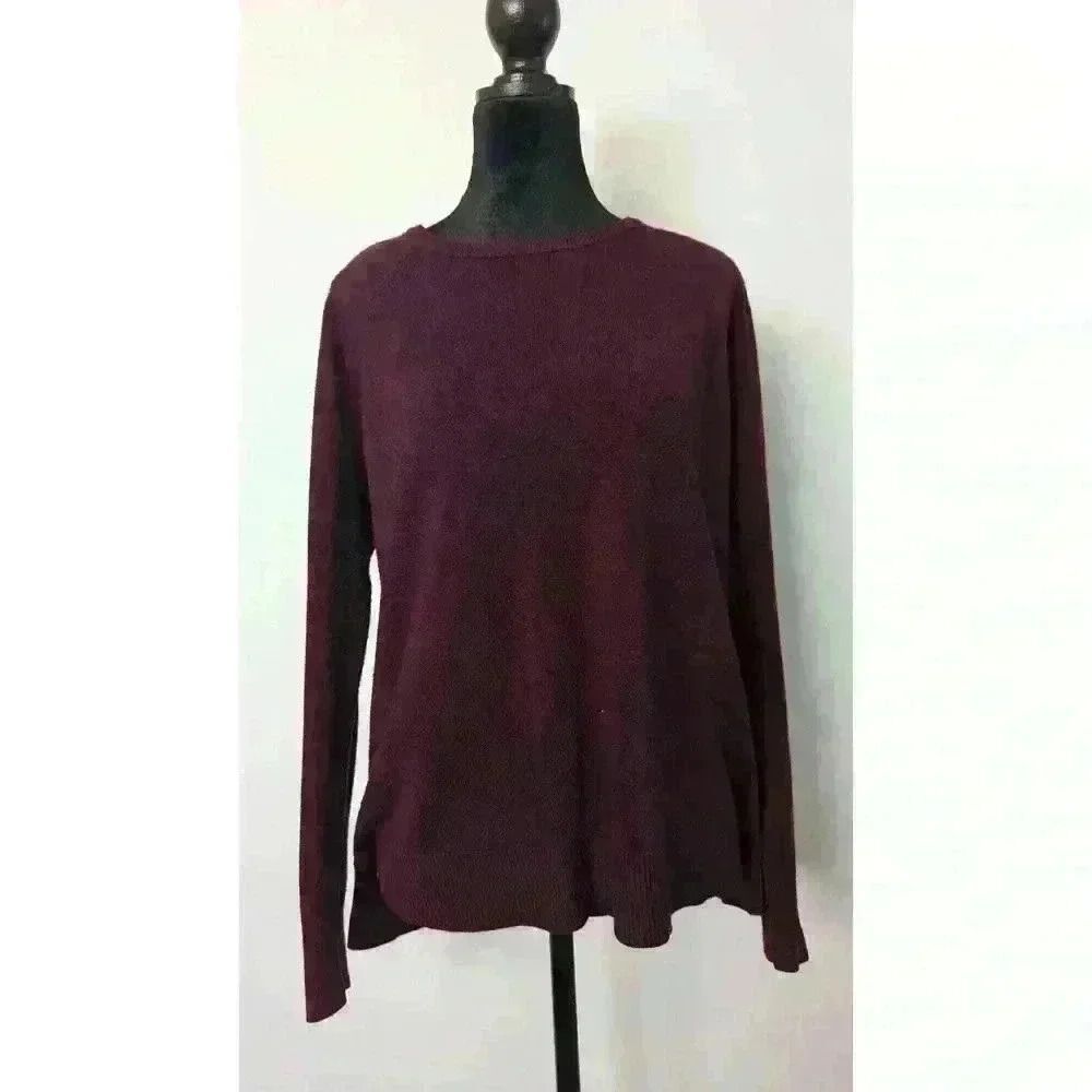 Purple Knit Sweater Sweet Romeo